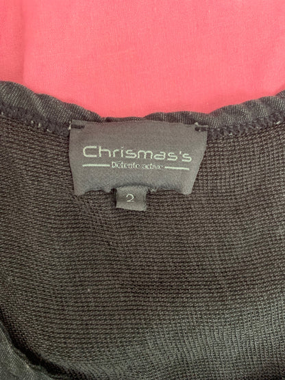 y2k camo print & black top