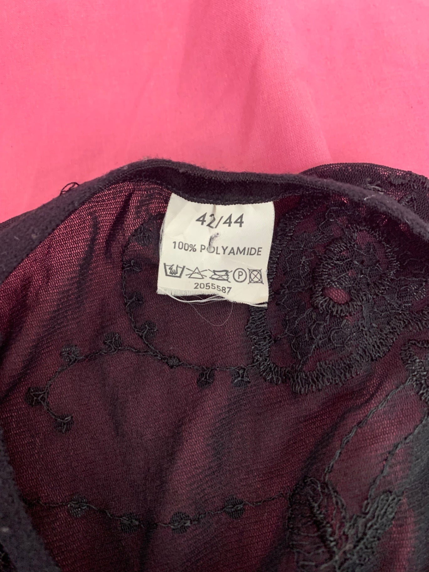 vintage black vest & sequin mesh top