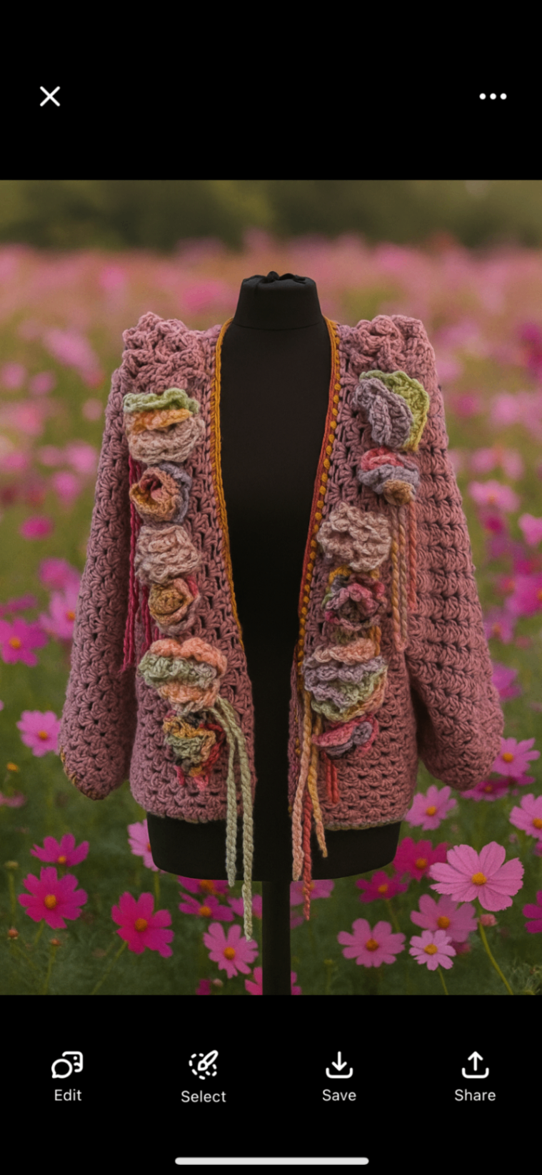 Flower jacket 