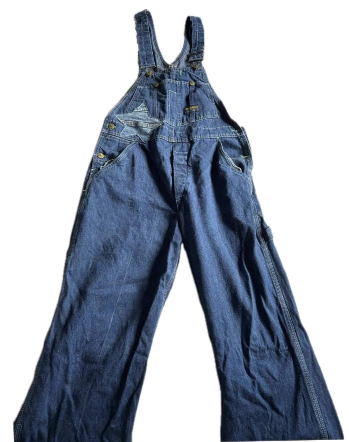 Upcycled Dungarees with large front pocket