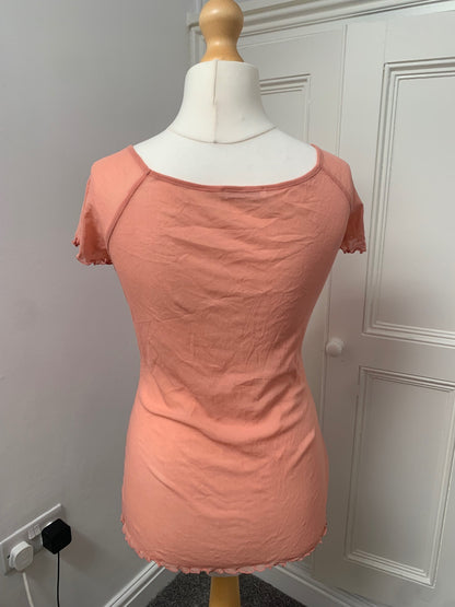 vintage promod rose mesh top