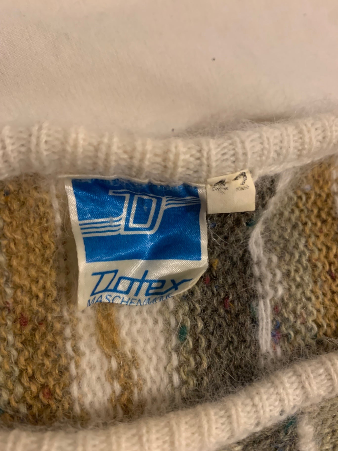 vintage cream jumper 