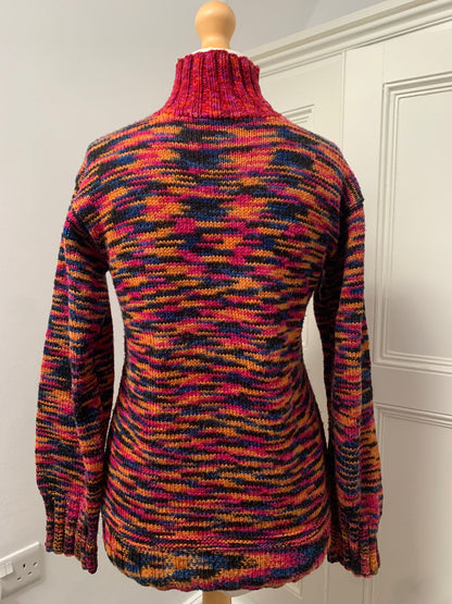 vintage multicoloured knit jumper 