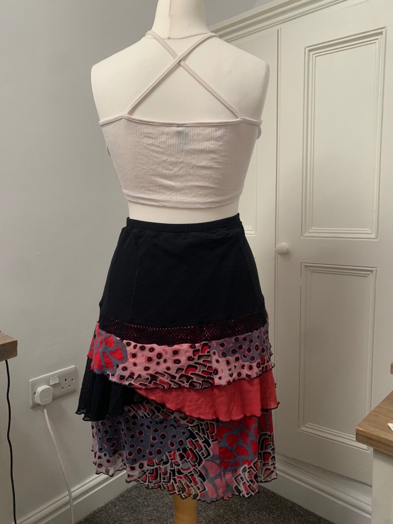 italian vintage layer skirt
