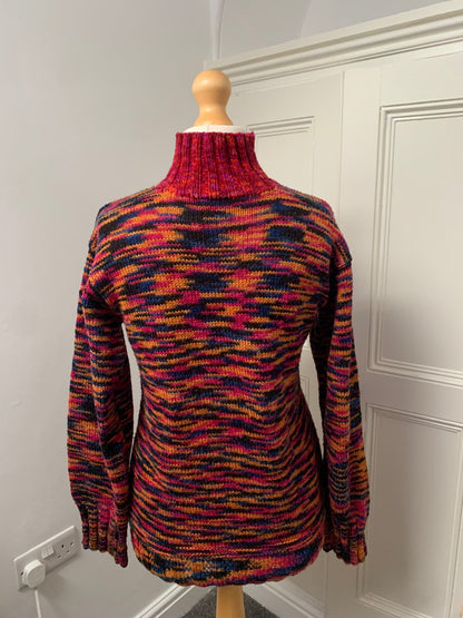 vintage multicoloured knit jumper 