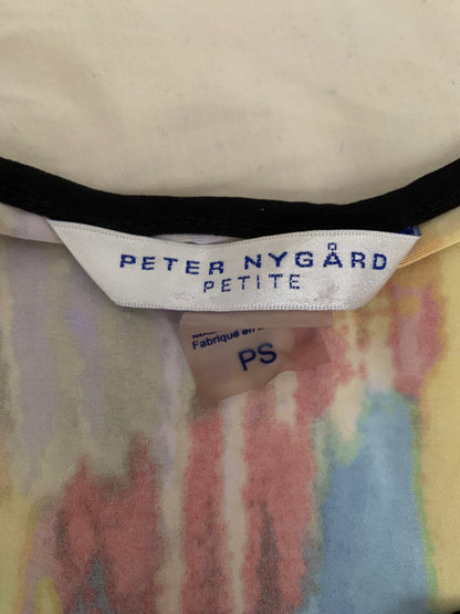 multicoloured artsy tunic top