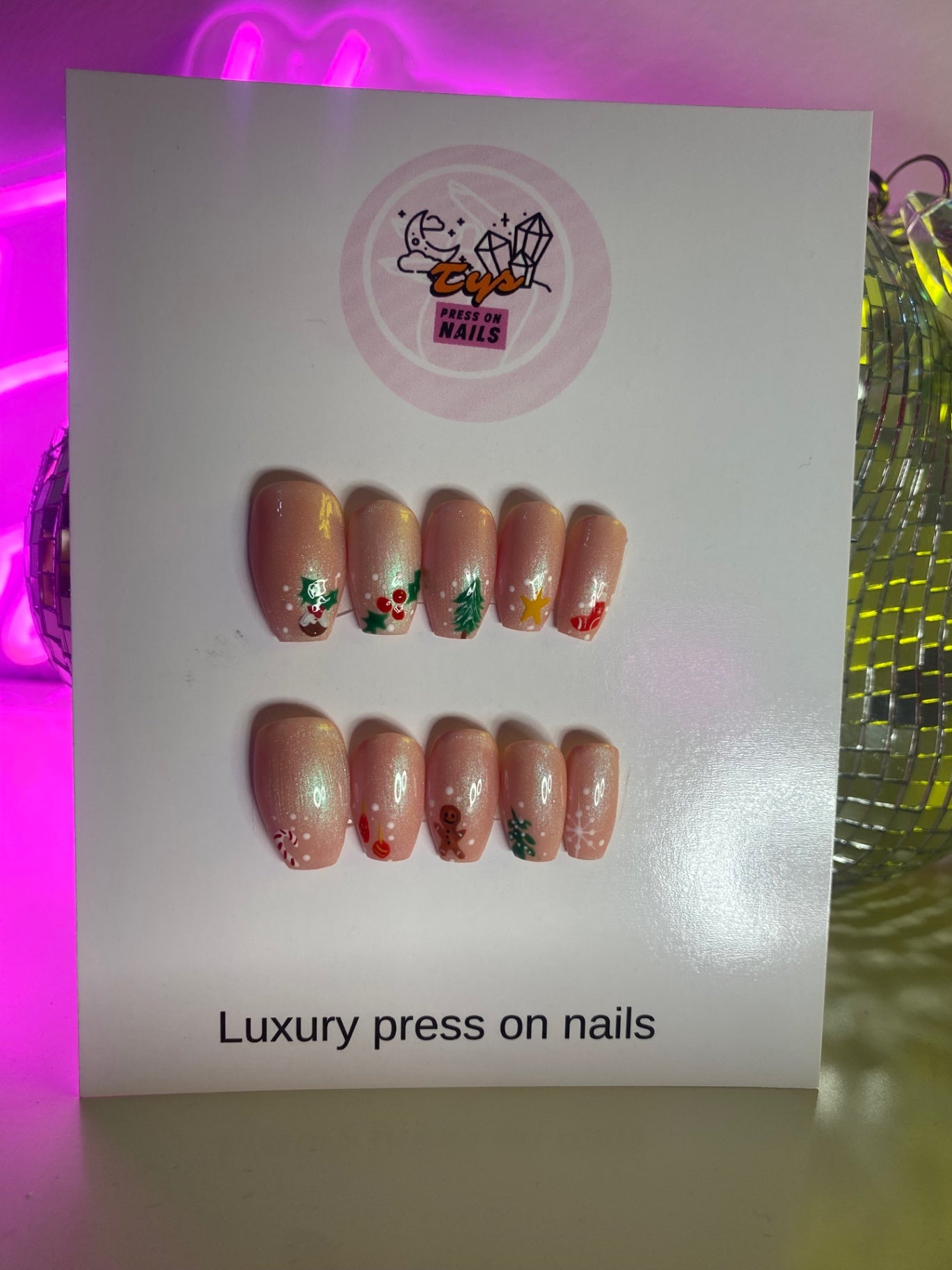 Tiny Christmas Handpainted