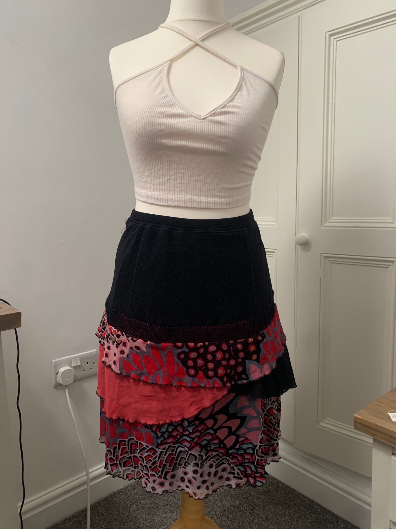 italian vintage layer skirt
