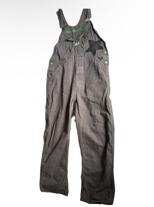 Upcycled Grey Dungarees 