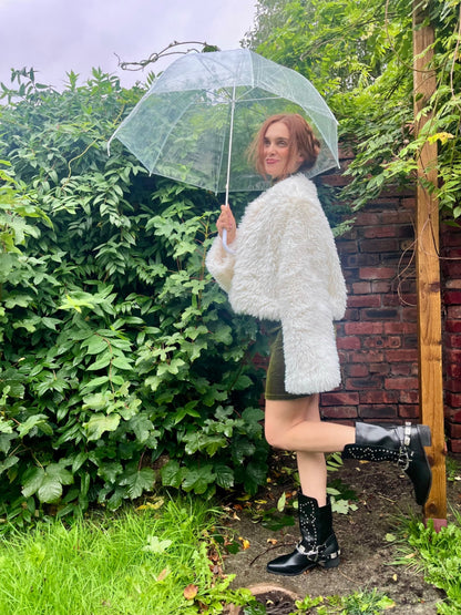 Silver Crystal Tennis Necklace 