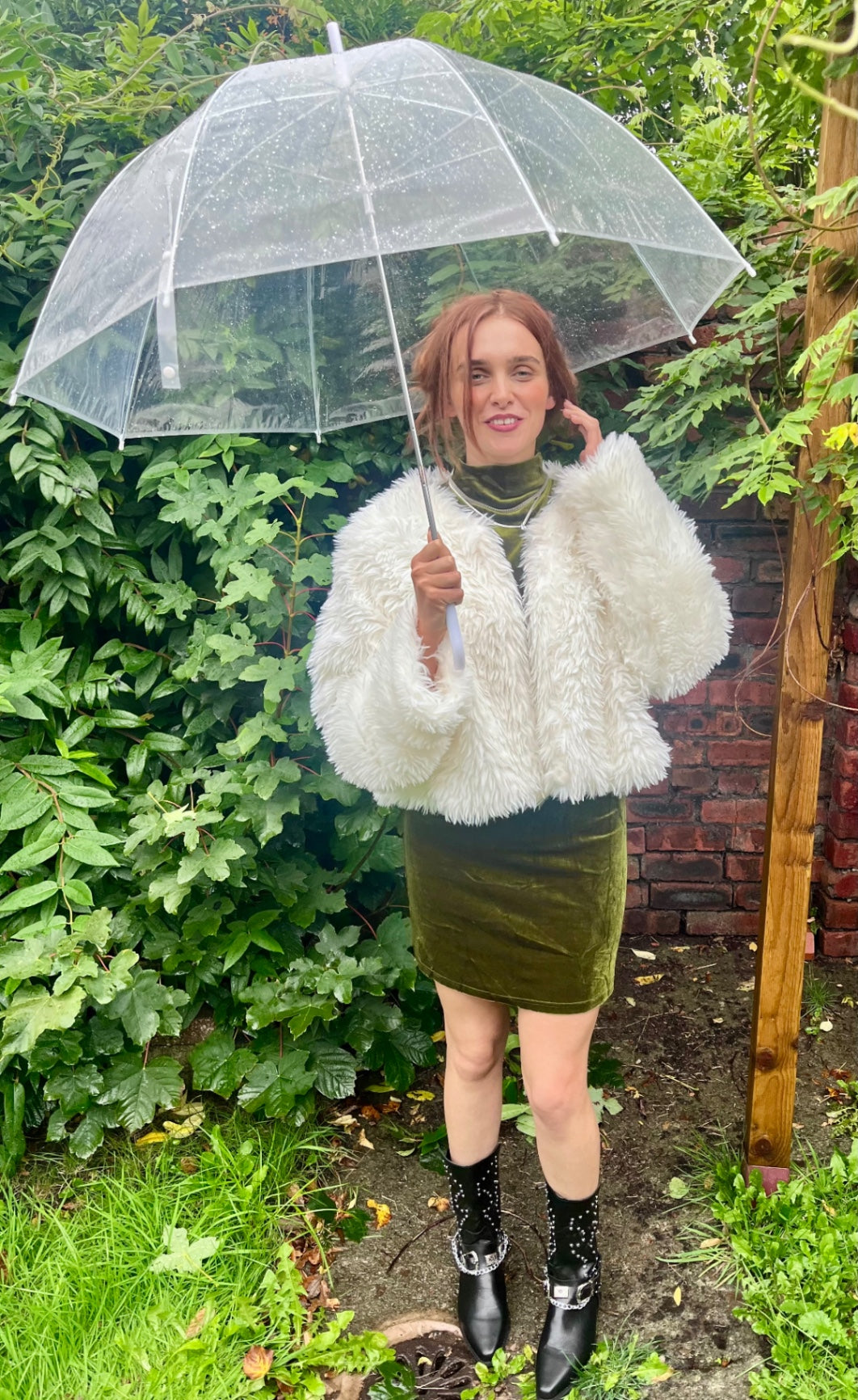 Silver Crystal Tennis Necklace 