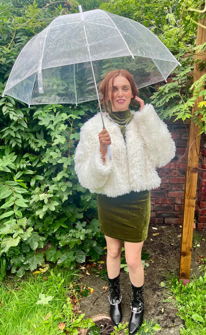 Silver Crystal Tennis Necklace 