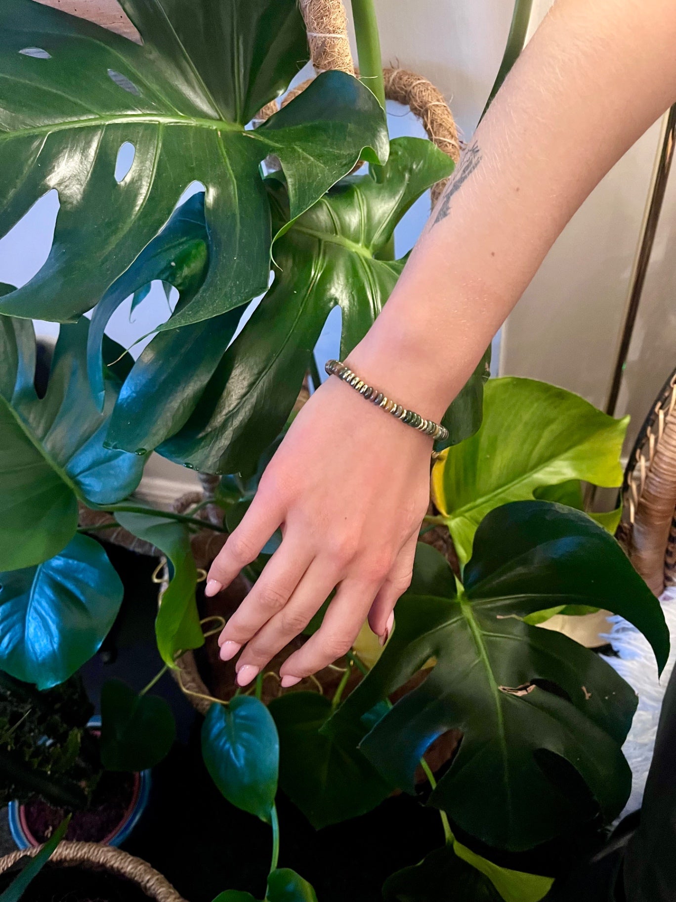 Gaia Gemstone Bracelet – Natural Jasper & Gold 