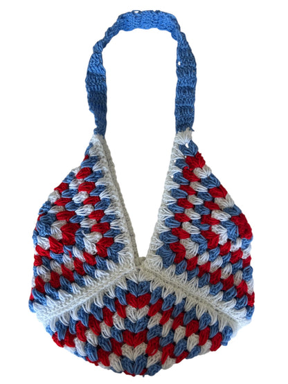 Handmade granny square bag 
