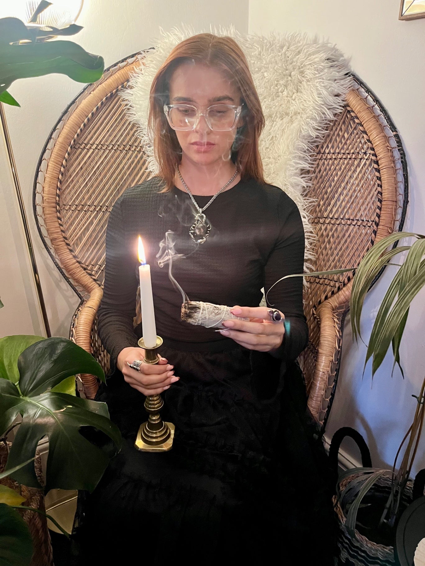 Scorpio Transformation Amulet Necklace — Labradorite Scorpion Pendant on Silver Chain