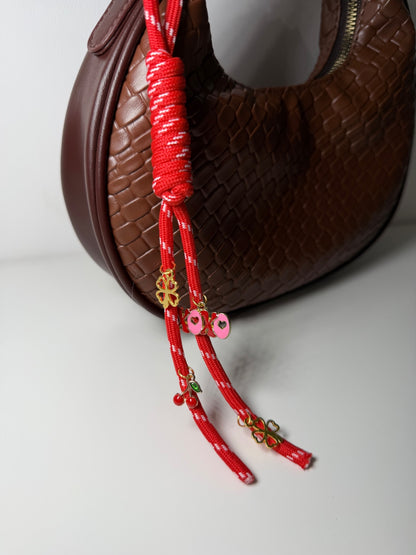 Girls party rope keyring