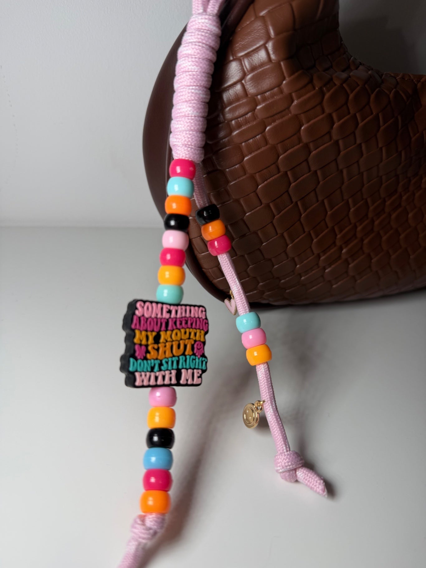 ‘Don’t sit right with me’ rope keyring