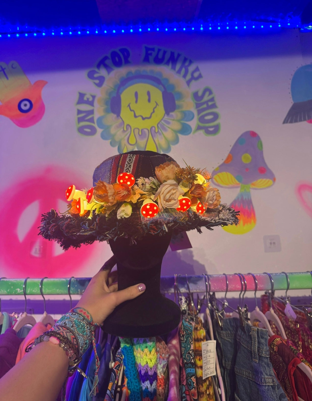 Light up Mushroom Headband 🌈