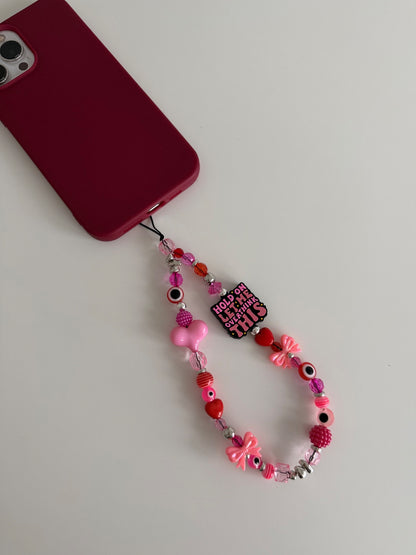 ‘Let me overthink’ phone charm