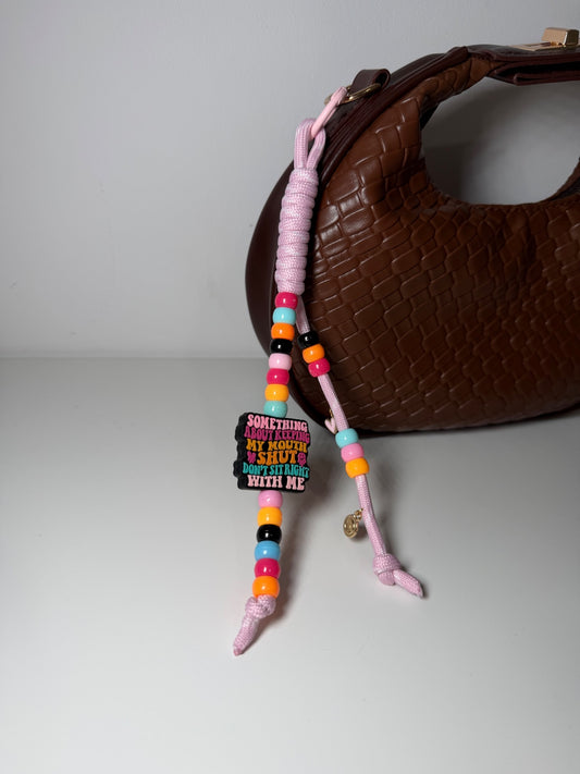 ‘Don’t sit right with me’ rope keyring