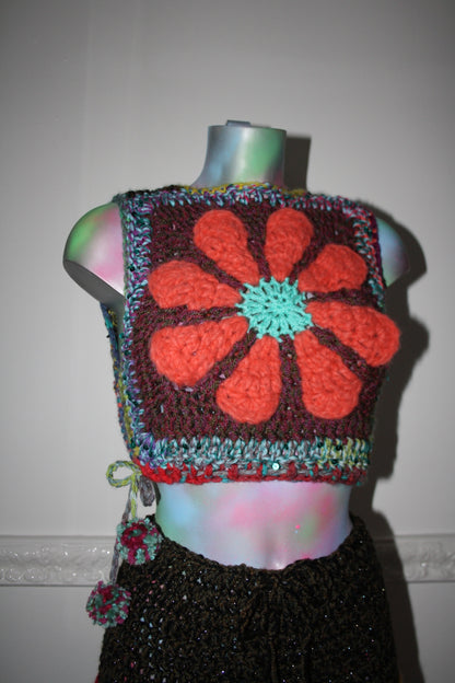 Flower crochet top - THE MAGIC LABEL