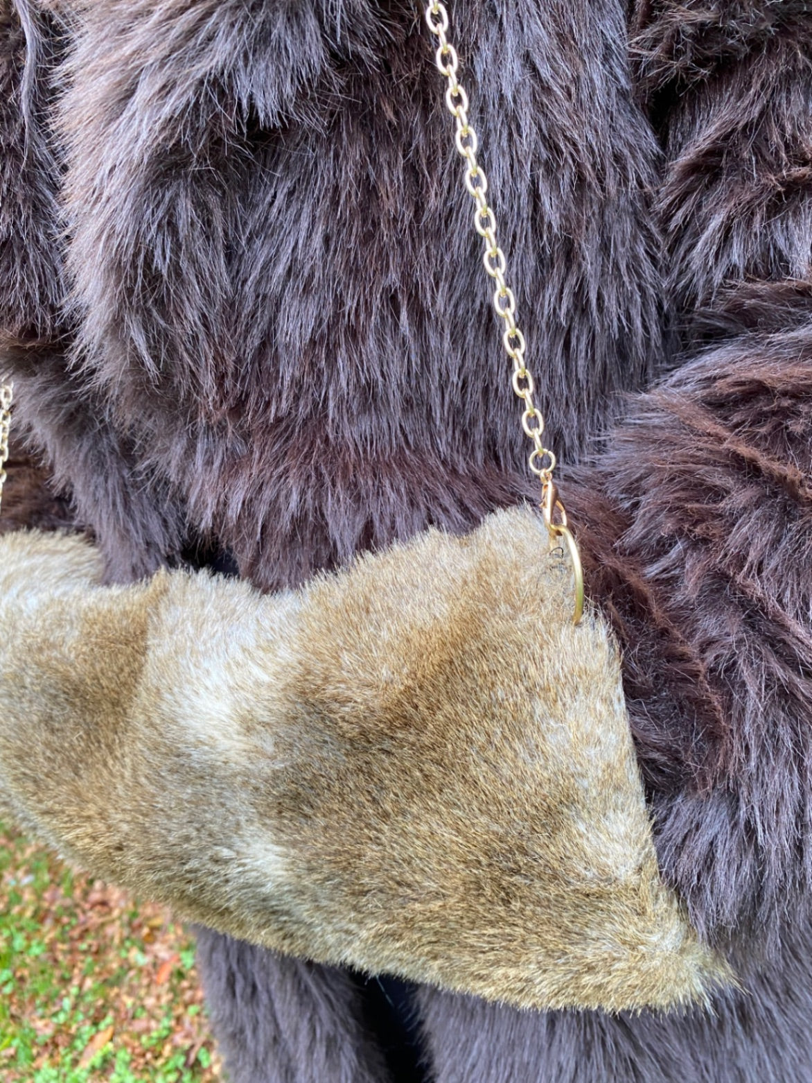 Faux fur fluffy Muff