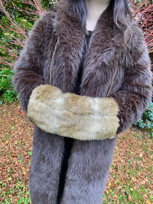 Faux fur fluffy Muff