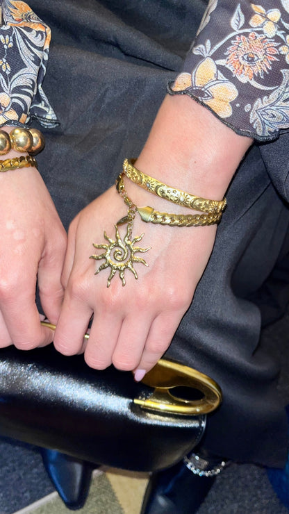 SUN BRACELET STAINLESS STEEL WATERPROOF