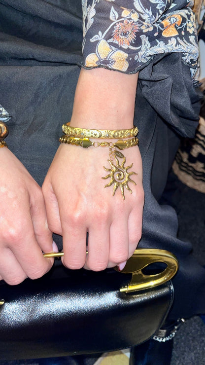 SUN BRACELET STAINLESS STEEL WATERPROOF