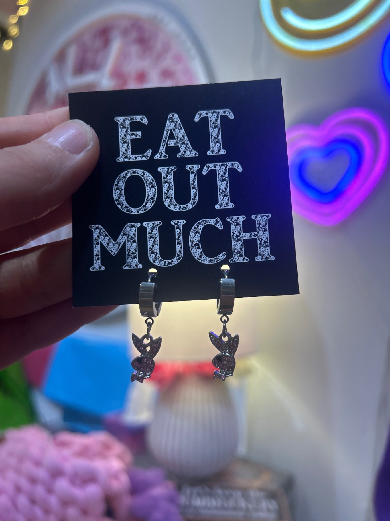 Rabbit earrings