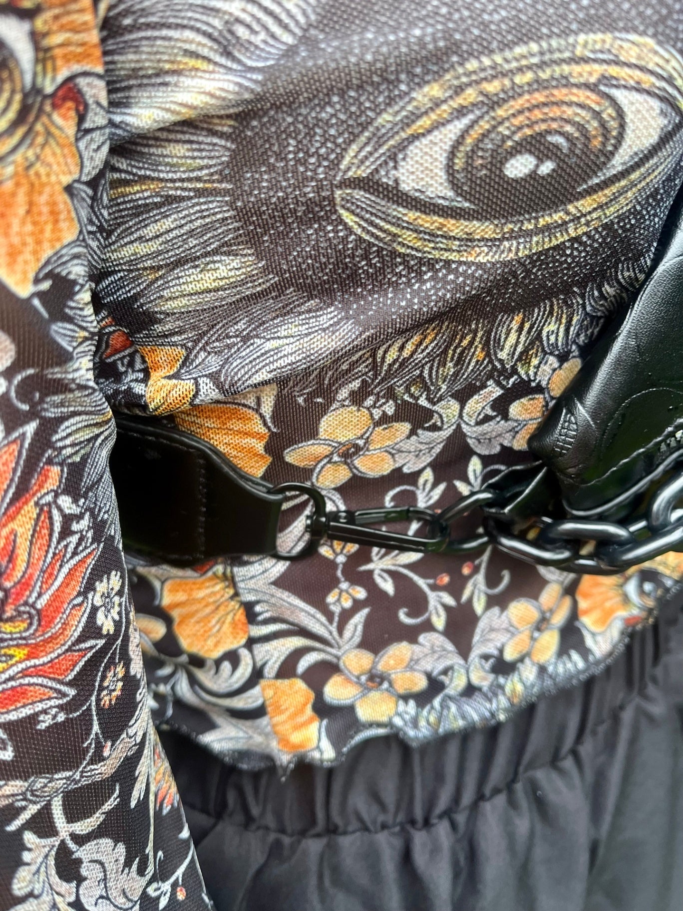 Black Skull Belt Bag