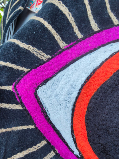 Wanderlust evil eye protection jacket -Black