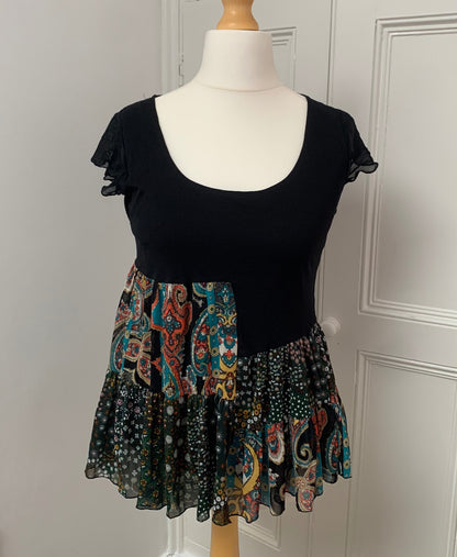 vintage jacqueline riu asymmetric top 