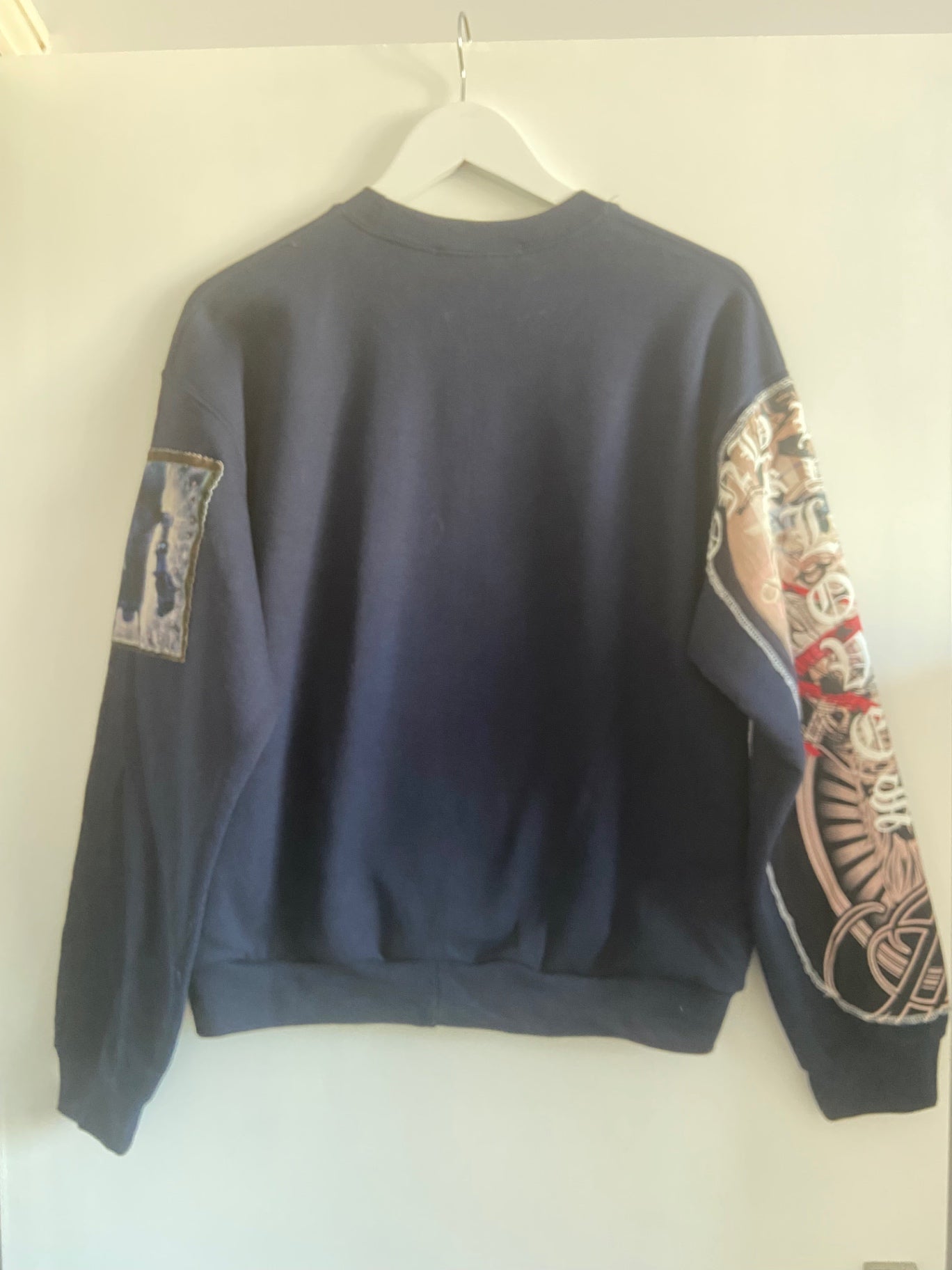 Abstract Navy Sweatshirt
