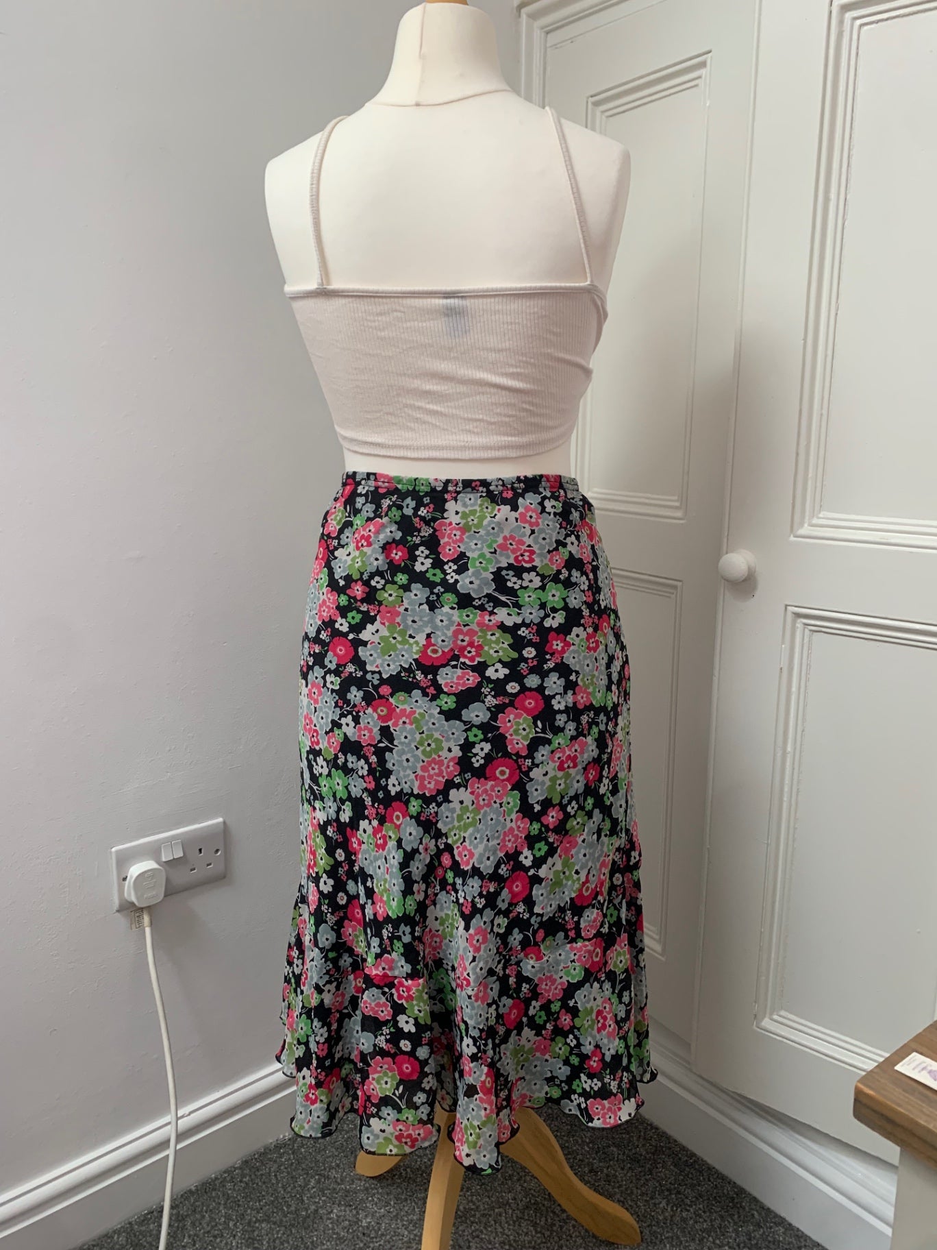 colourful floral cato skirt 