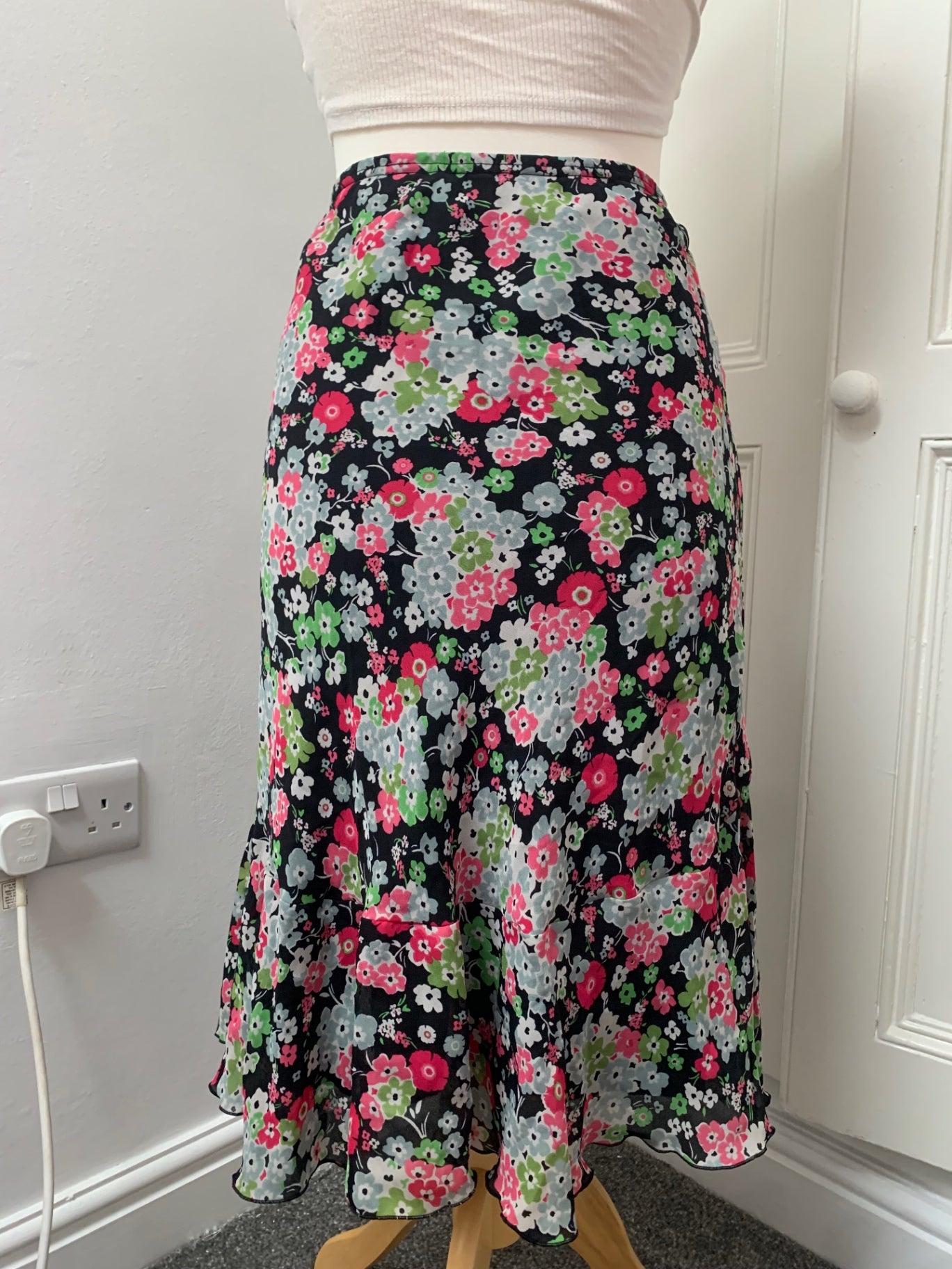 colourful floral cato skirt 