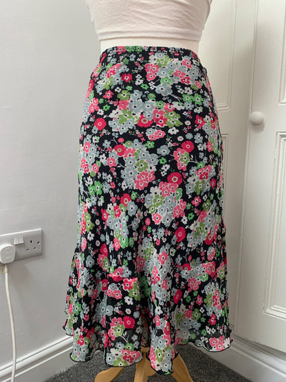 colourful floral cato skirt 