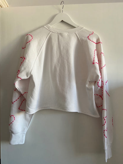 Pink Heart Sweatshirt