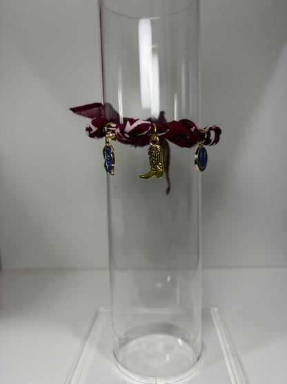 Bandana charm bracelet 