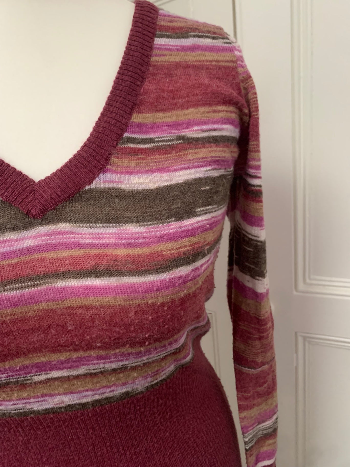 vintage 2000s striped jumper 