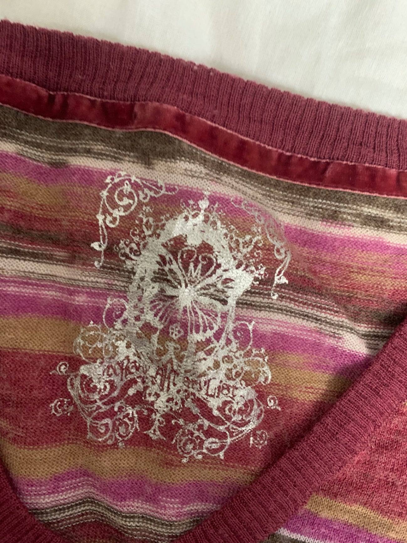 vintage 2000s striped jumper 