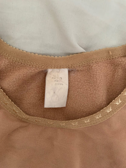 vintage beige cotton jumper 