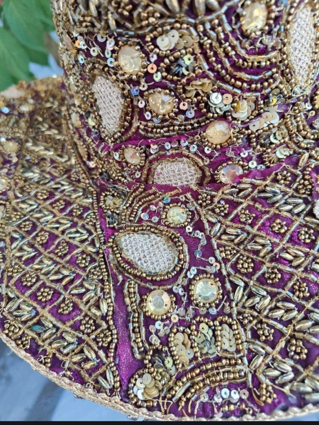 Dolly Cowboy Hat recycled sari fabric 