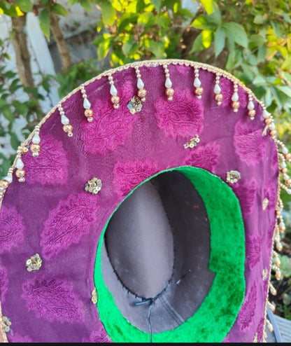 Dolly Cowboy Hat recycled sari fabric