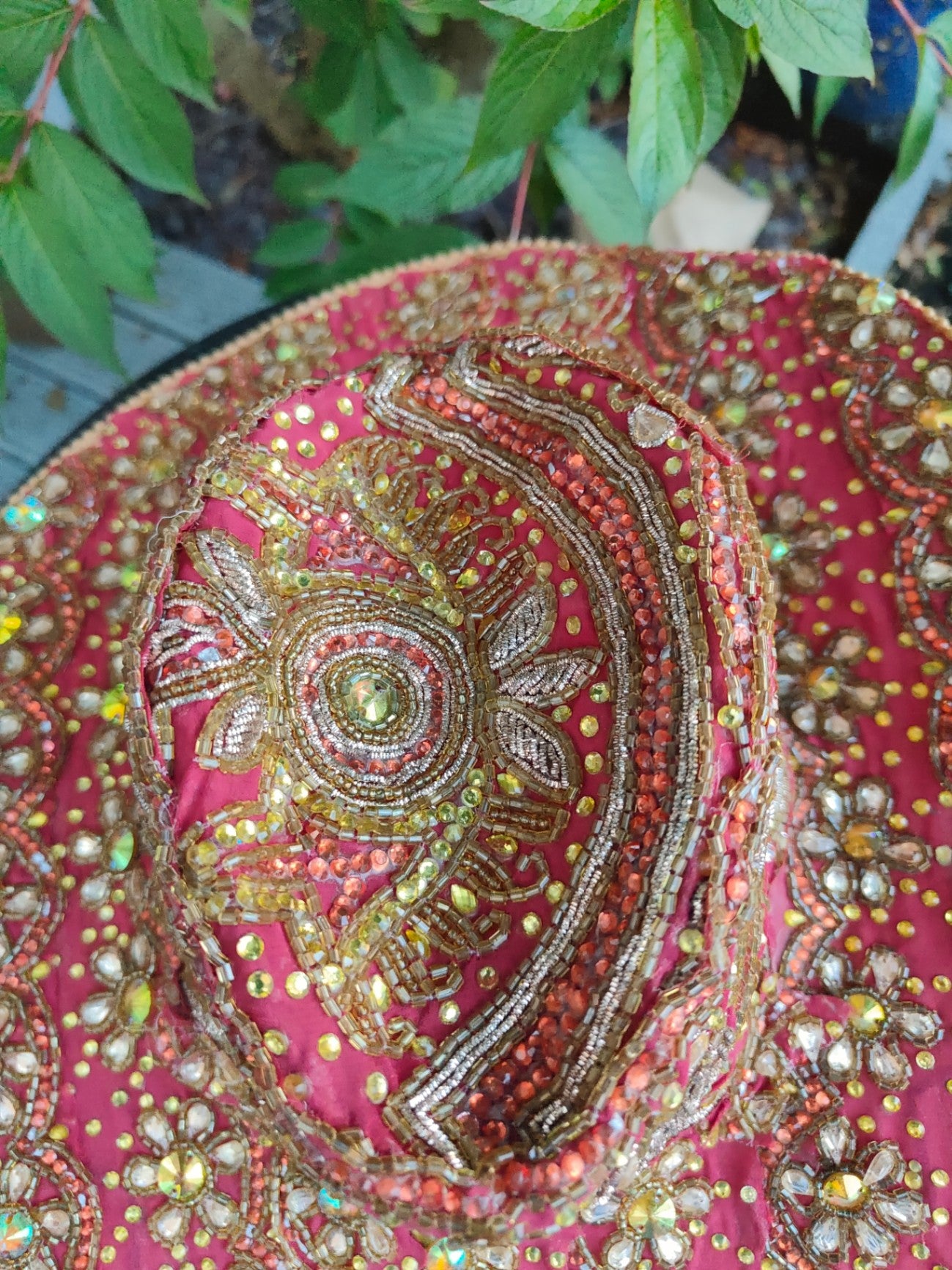 Dolly cowboy hat recycled sari fabric 