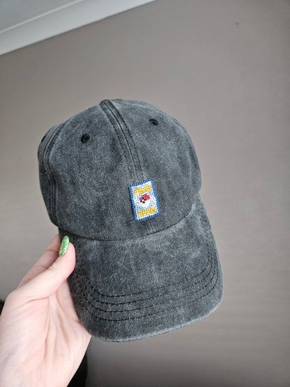 Pokemon TCG Card Cross Stitched Cap