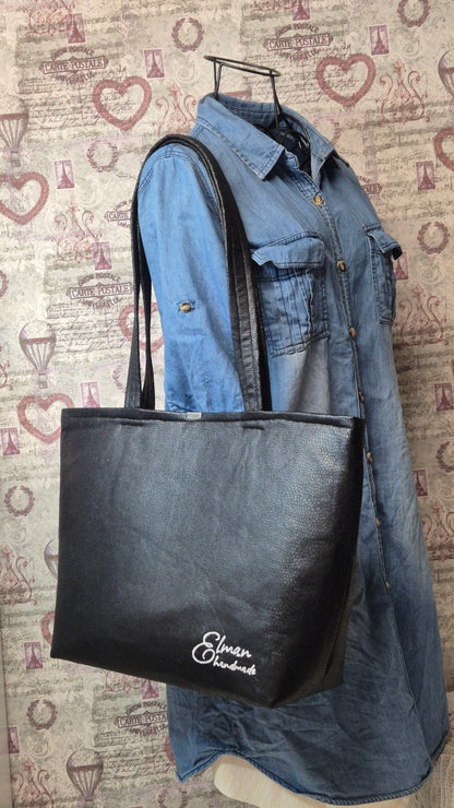 Black tote
