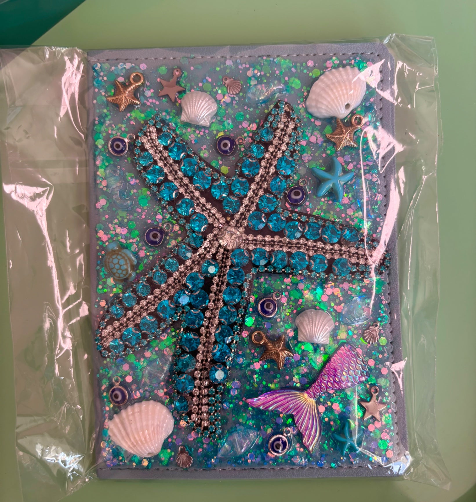 Blue Starfish Passport Cover🪸