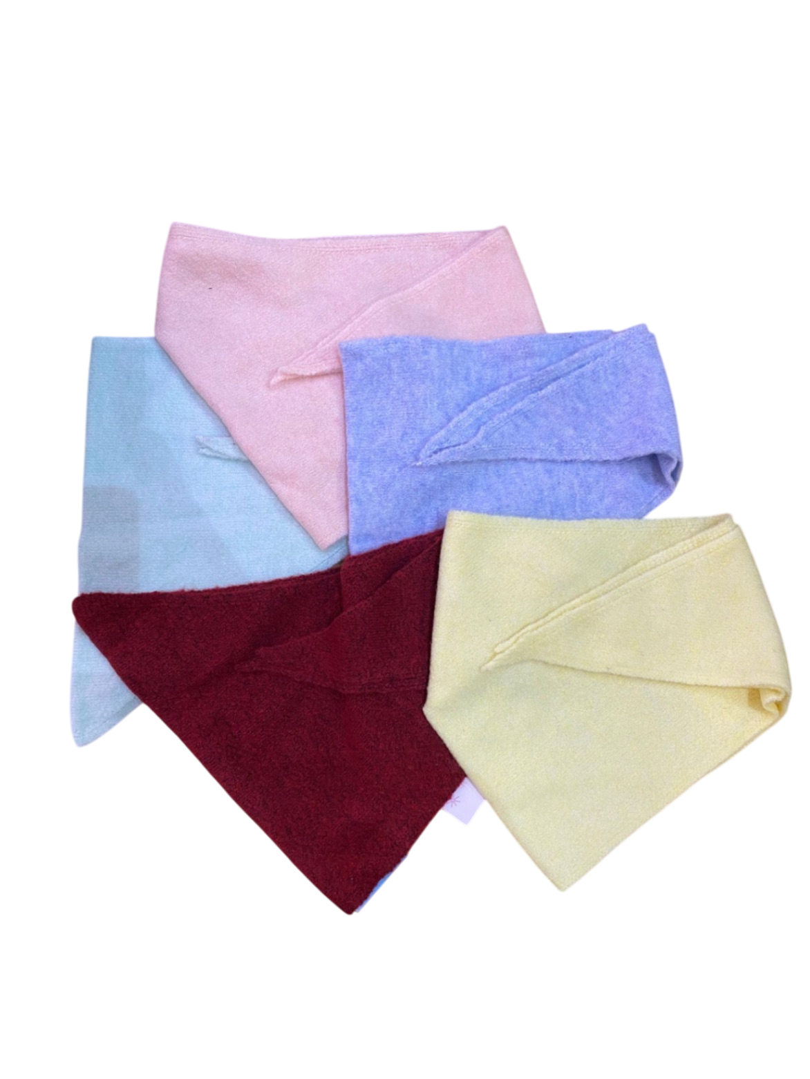 Triangle Scarf - Red, Blue, Yellow, Green, Pink