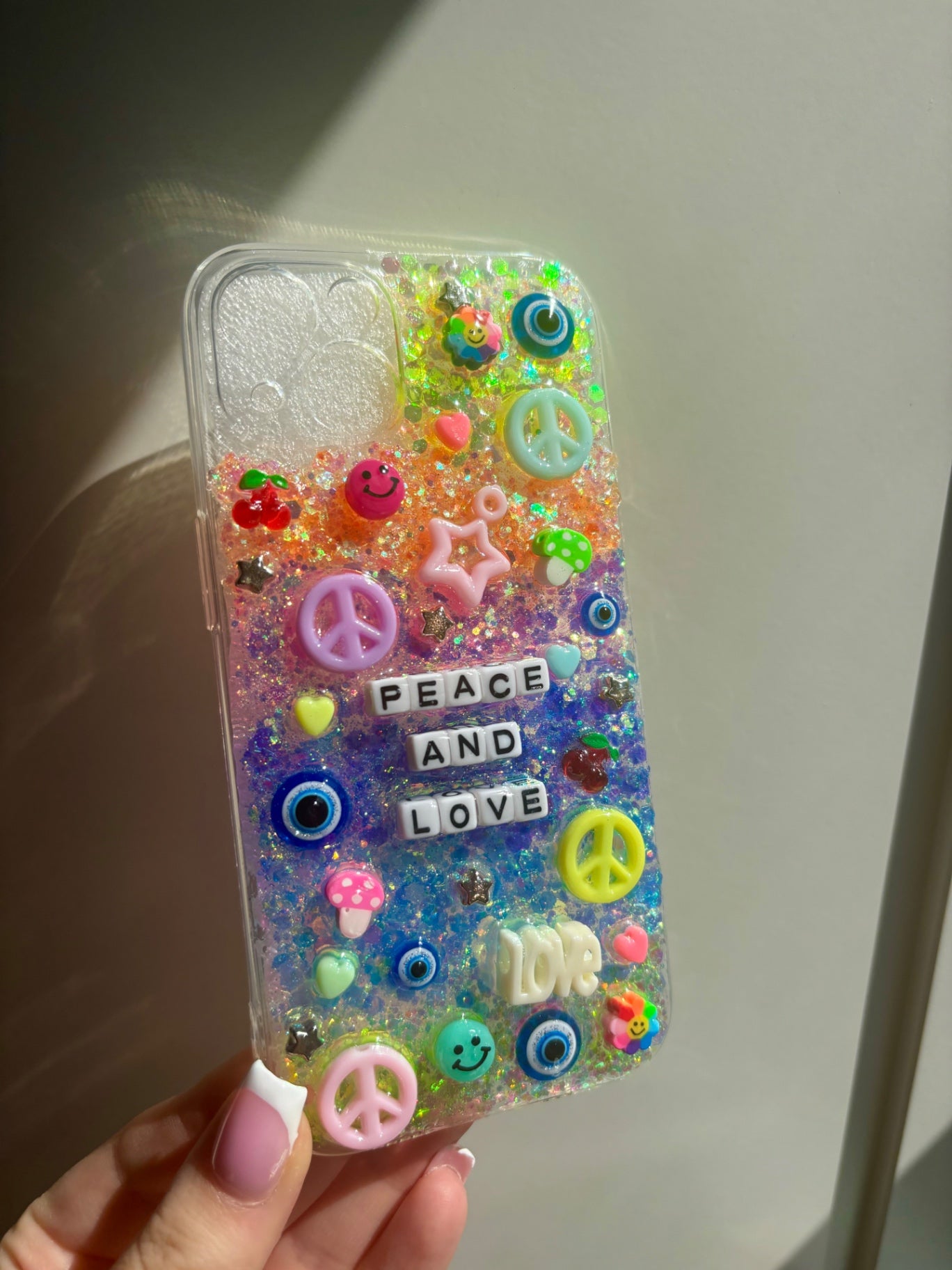 Peace and Love Phone case - IPhone 13🌈
